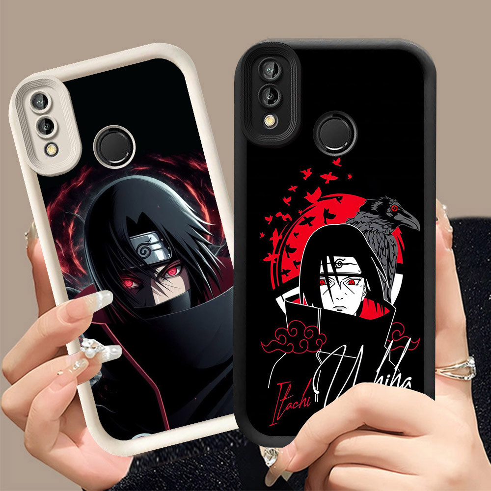 Q-18 Naruto Akatsuki ขาวดำเคสโทรศัพท์หรับ VIVO Y91C Y91 Y1S Y93 Y95 ปกสีชมพู