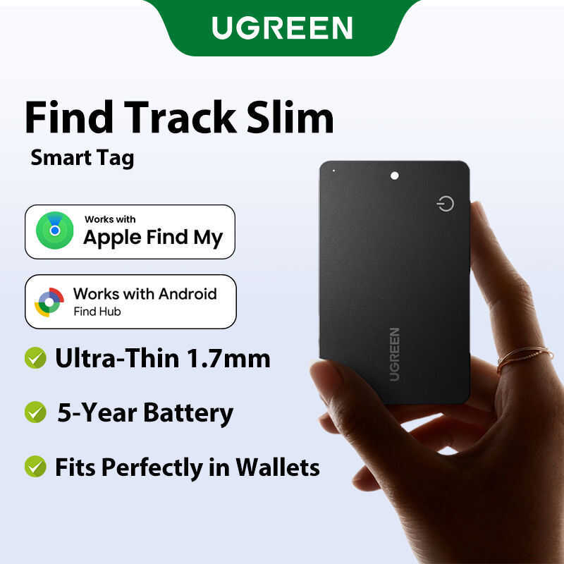 ❤ UGREEN Hub Smart Tag Tracker Finder Support Google + IOS System Work With Apple My And Androi