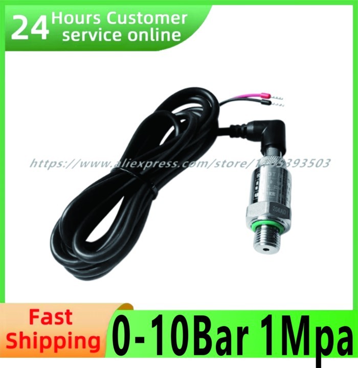 IP68 Pressure Transducer Pressure Transmitter Water Pump Sensor 0-16Bar/0-10Bar/25Bar 1/1.6Mpa/2.5M
