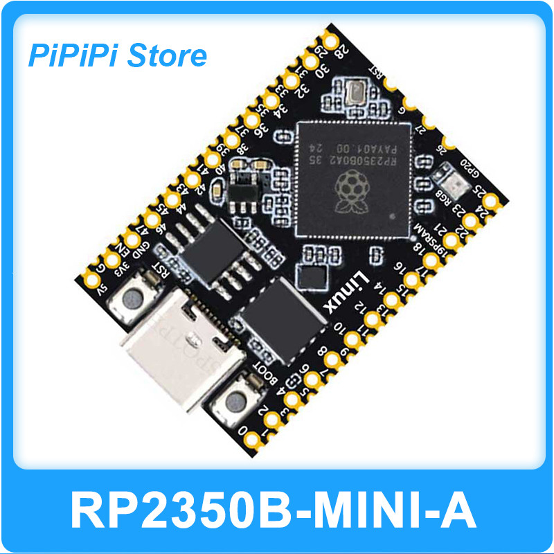 RP2350B Tiny Linux Mini Development Board Raspberry Pi Microcontroller Type-C B16MB FLASH 8MB PSRAM