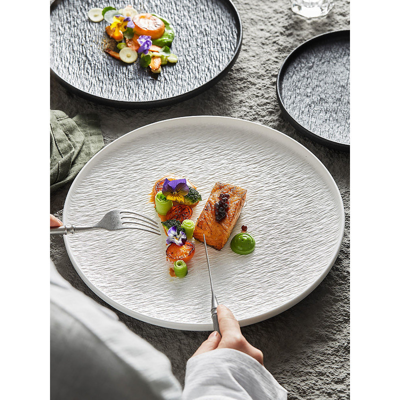 ZHIMENG | Elegant Creative Steak Plate 12 inch