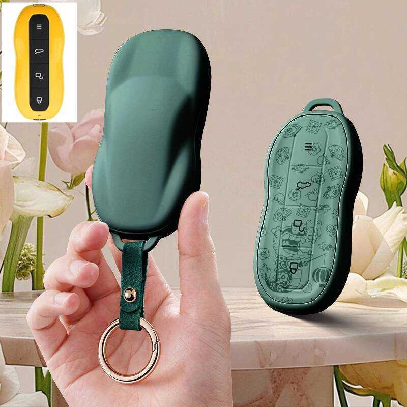 เหมาะสําหรับ Xiaomi su7ultra ฝาครอบกุญแจรถ yu7 เคสป้องกันหัวเข็มขัดหญิงพรีเมี่ยมรวมทุกอย่างเฉพาะชาย 