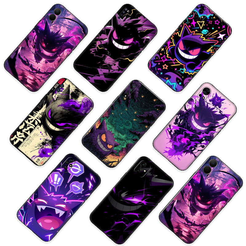 Pokémon Anime Gengar ^Q7 สําหรับ Huawei Nova 2i 2 Lite 3 3i 4E 5i 5T 7 SE 8i Y61 10 ความเข้ากันได้เค