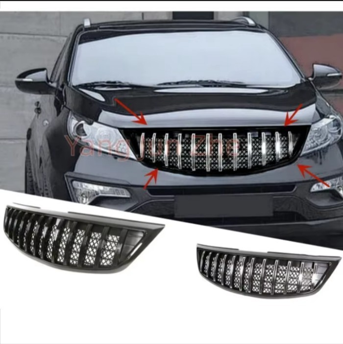 2014 2015 For KIA SORENTO  grille front bumper modification decoration KIA SORENTO grill accessorie