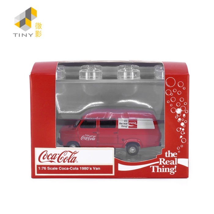 T Tiny City Alloy Car Big Head Fococa Cola Coating Cola รถบรรทุกรุ่น COKE008 รุ่นรถรุ่น