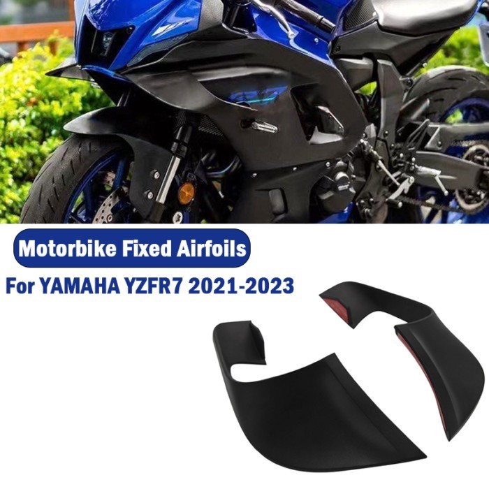 For YAMAHA R7 YZF R7 YZFR7 R7 2021 2022 2023 1pair Fixed Wind Wing Motorcycle Wing Aerodynamic Fair