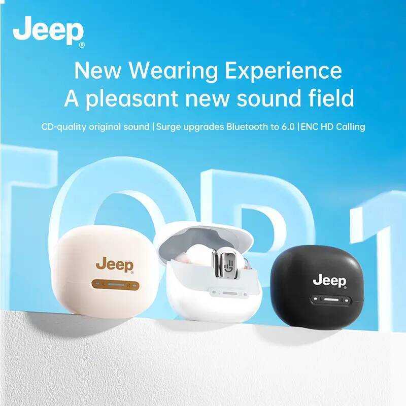 [จัดส่งในพื้นที่] หูฟังไร้สายบลูทูธ Jeep Ew119 TWS มาพร้อมคุณสมบัติ Bluetooth 6.0, การแปลภาษาแบบเรีย