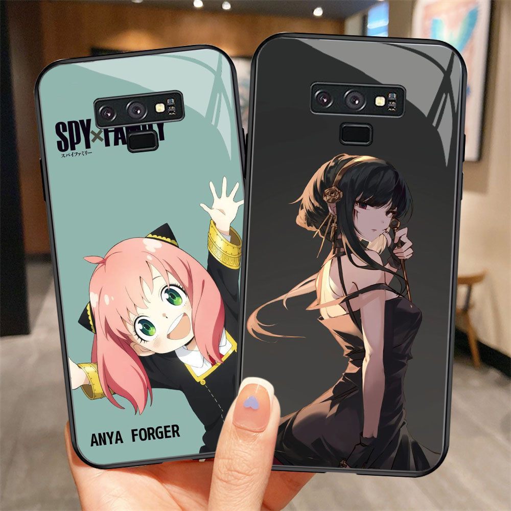 G-31 Spy x Family เคสกระจกนิรภัยสําหรับ Samsung Note Core J7 J4 J6 9 Plus Prime Pro Case