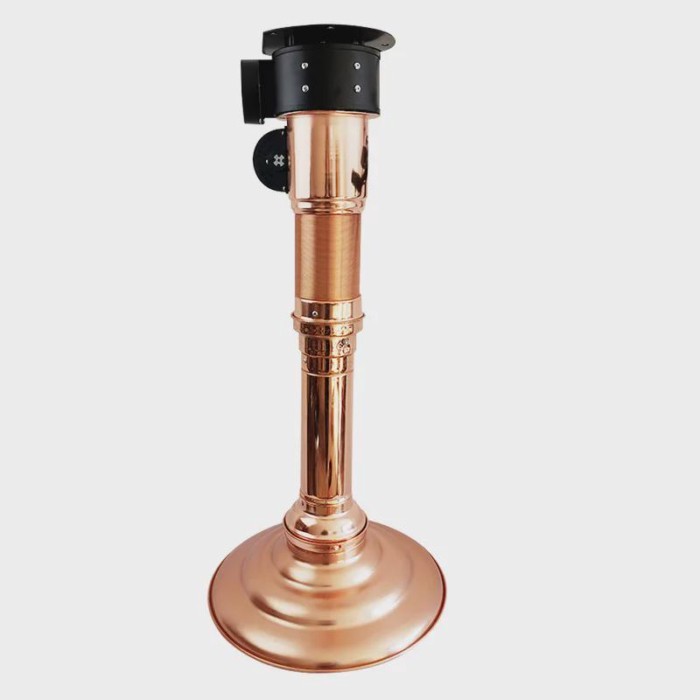 Barbecue Telescopic Smoke Exhaust Pipe Ventilation Pipe Barbecue Grill Equipment Smoking Hood Chimn