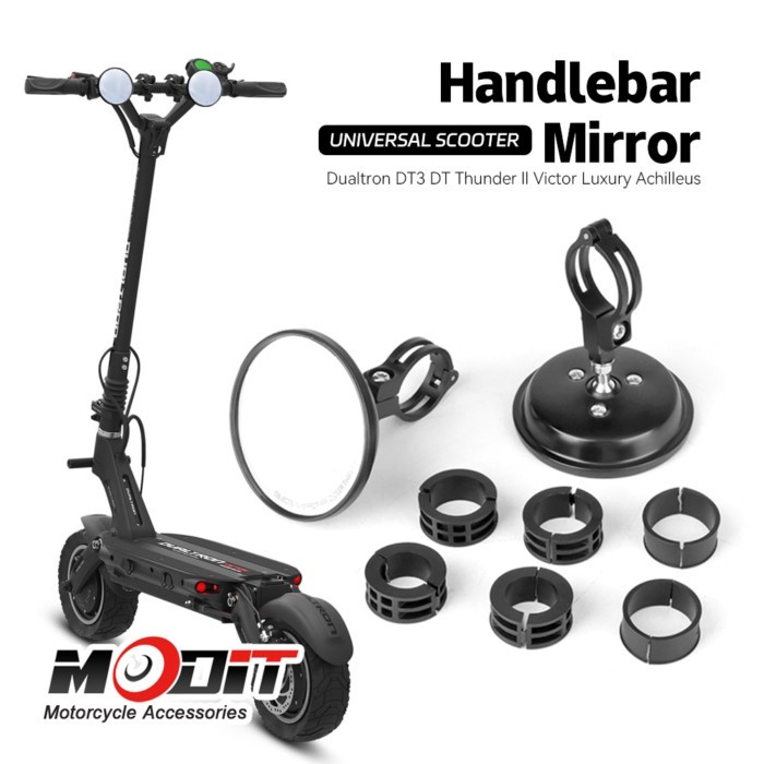Handlebar Mirrors Kit For Dualtron Victor Thunder and DT3 electric scooter wide angle Side Handleba