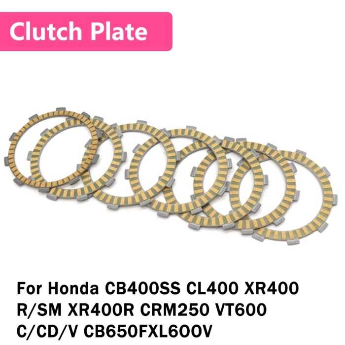 For Honda CB400SS CL400 XR400 R/SM XR400R CRM250 VT600 C CD V CB650F XL600V Motorcycle Clutch Frict