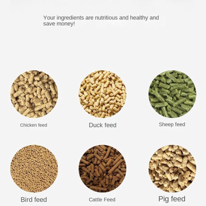 20264500W Pellet Press Animal Feed Wood Pellet Mill Biomass Pellet Machine 40-50kg/h Feed pellet mi