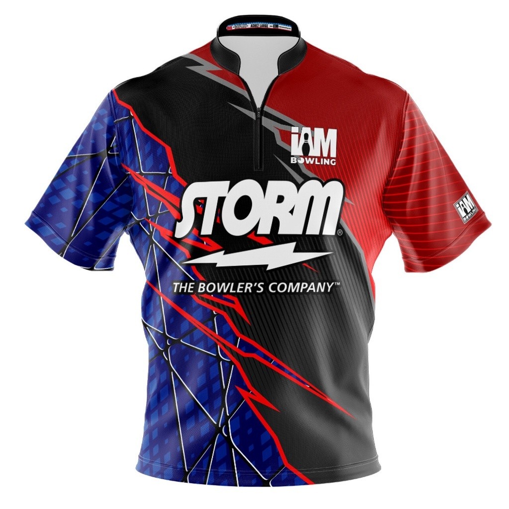 เสื้อแข่ง Storm DS Bowling - ดีไซน์ 1509-ST 3D เสื้อโปโล
