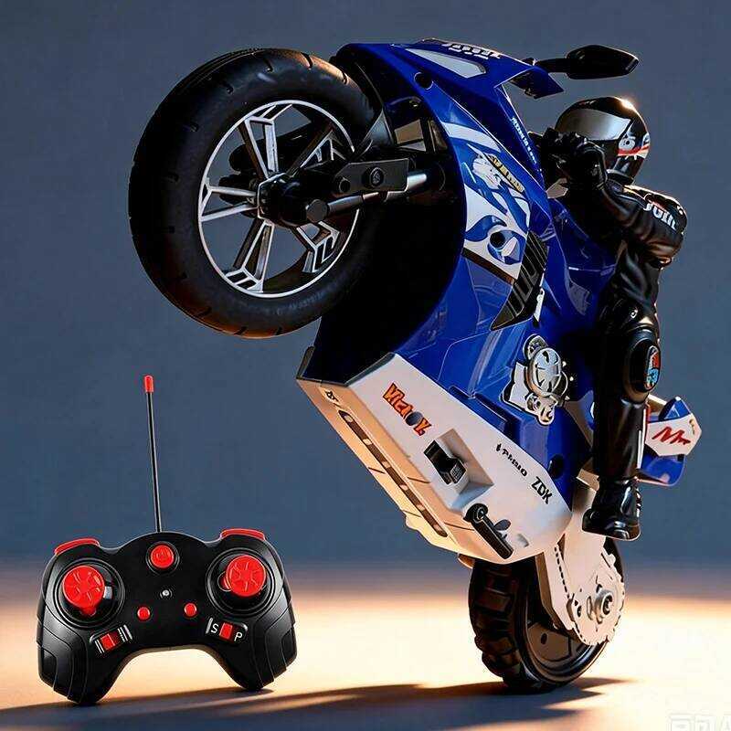 Electric Motor RC Cars High Speed 4CH Remote Control Racing Motorcycle Drift Car Kids Xmas Festival