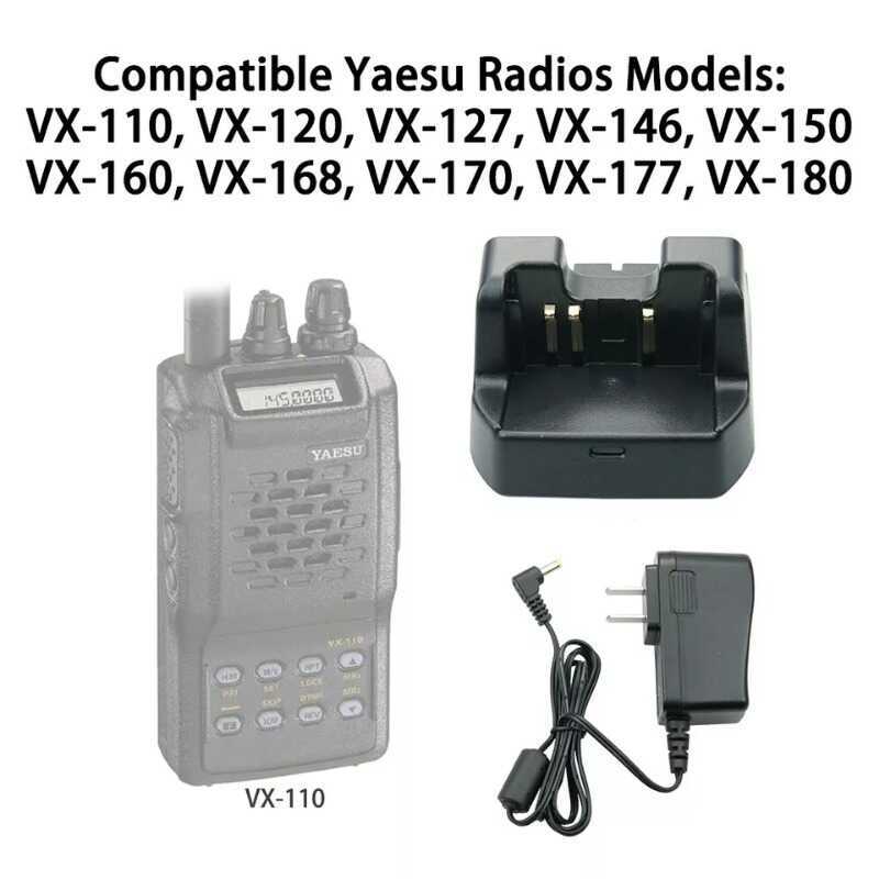 ▥ Cd-47 Desktop สําหรับ Yaesu Ft-270R Ft-60R Vertex มาตรฐาน Vx160 Vx420 Vx-400 Vx-410 Vx-414 Vx