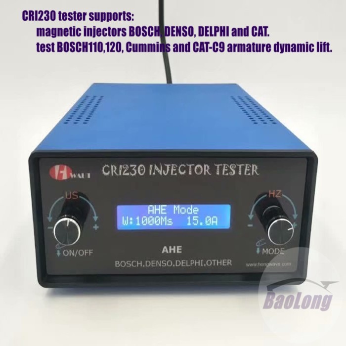 CRI220 230 Common Rail Injector Tester Diesel Injector Dynamic Stroke Travel AHE Tester Repair for