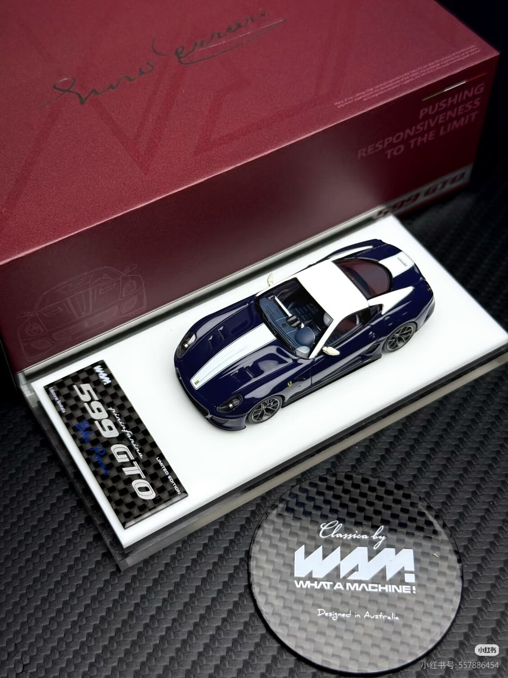 WAM 1/64 Ferrari 599XX Ferrari 599 GTO โมเดลรถเรซิ่น