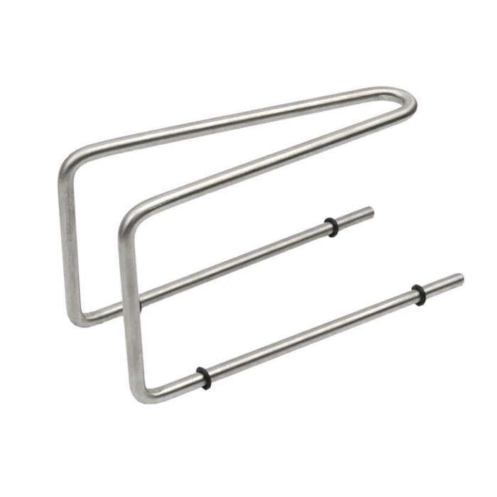 Stainless Steel U-Shaped Tool Holder Rack Eyeglass Repair Kit Organizer for Pliers Screwdrivers
