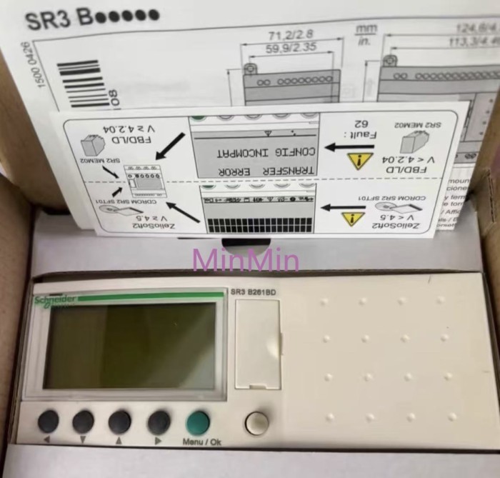 New original Controller PLC Zelio Logic SR3 SR3B261FU  SR3B261BD   Zelio Logic series relay output