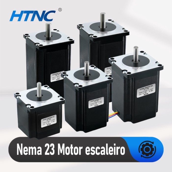 Nema 23 Stepper Motor 20-50v DC Engines 1.2Nm 2Nm 2.2Nm 2.5Nm 3Nm 3A 4 Wires Nema23 Stepping Motor