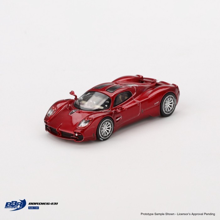 BBR 64 Pagani Pagani Utopia Utopia Dibai Red Alloy 1/64 Scale Car Model