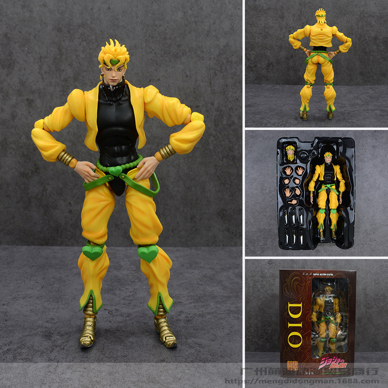 Action Figure Anime jojo bizarre adventure Kujo Jotaro Dio Brando Diavolo Bruno Bucciarati Leone Abb