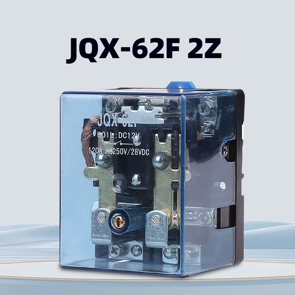 JQX-62F 2Z 80A 12V 24V DC 220V AC DPDT โมดูล PCB มอเตอร์ไฟฟ้ารีเลย์