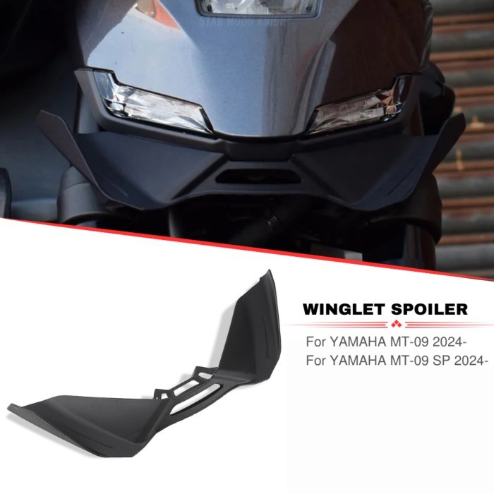Motorcycle Accessories Aerodynamic Downforce Winglet Front Spoiler For Yamaha MT-09 MT09 MT 09 SP 2