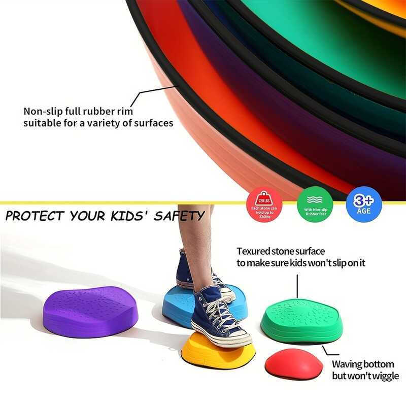 e Stepping Stones Toys Kids Trampling Stone Montessori Toys Tactile Sensing Sports Toys Kids Indoor