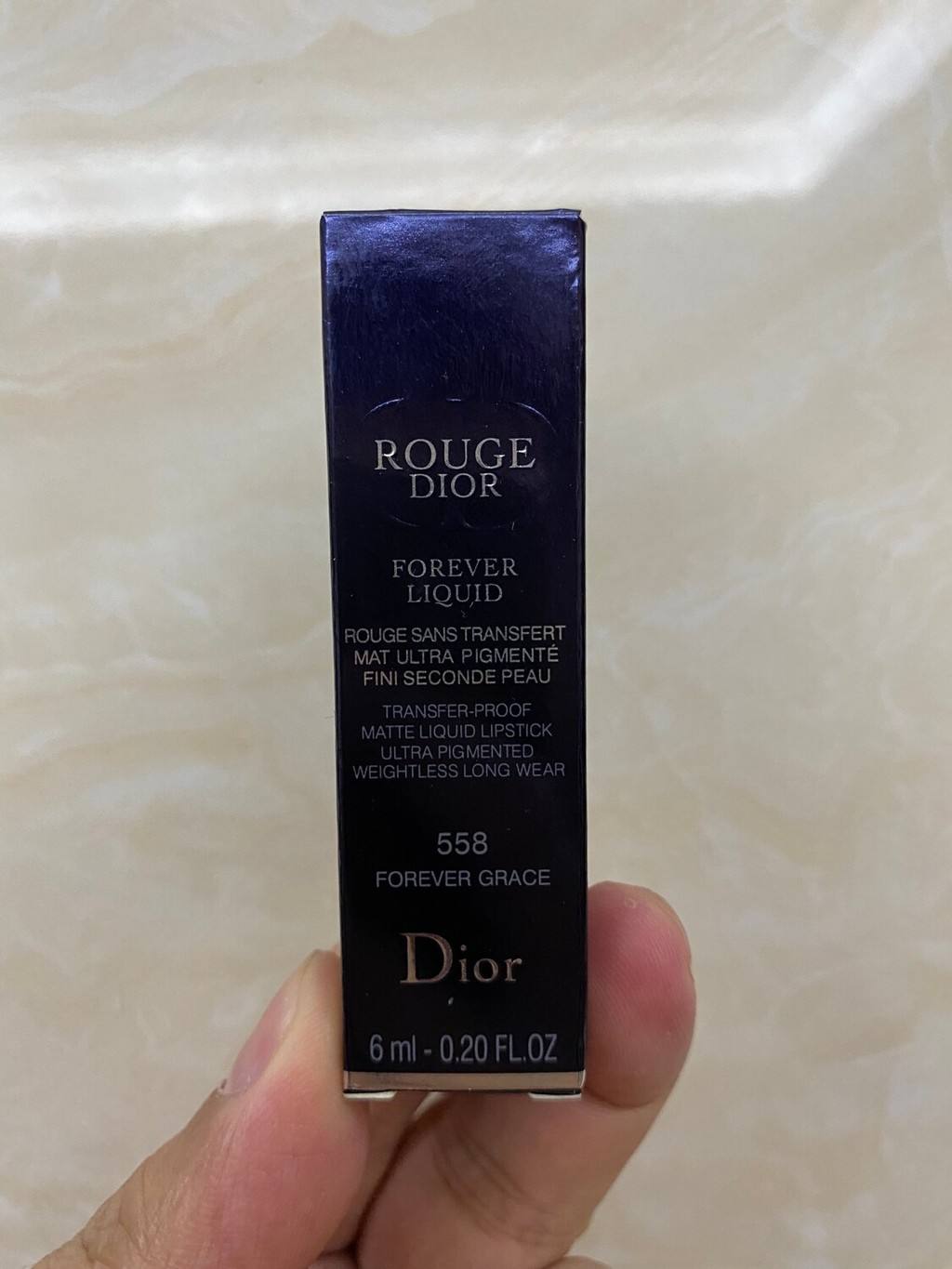 ส่วนลดใน Straw Time 24 Old Version Dior Blue Gold Lock Color Lip Glaze Color No.: 100-200-300-458-55