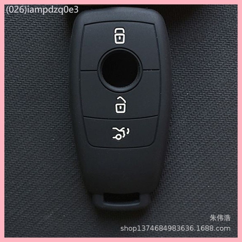 【2021-2025】 เหมาะสำหรับ Mercedes-Benz C200L C260L E300L GLC300L GLE350 กระเป๋ากุญแจรถซิลิโคนหัวเข็ม