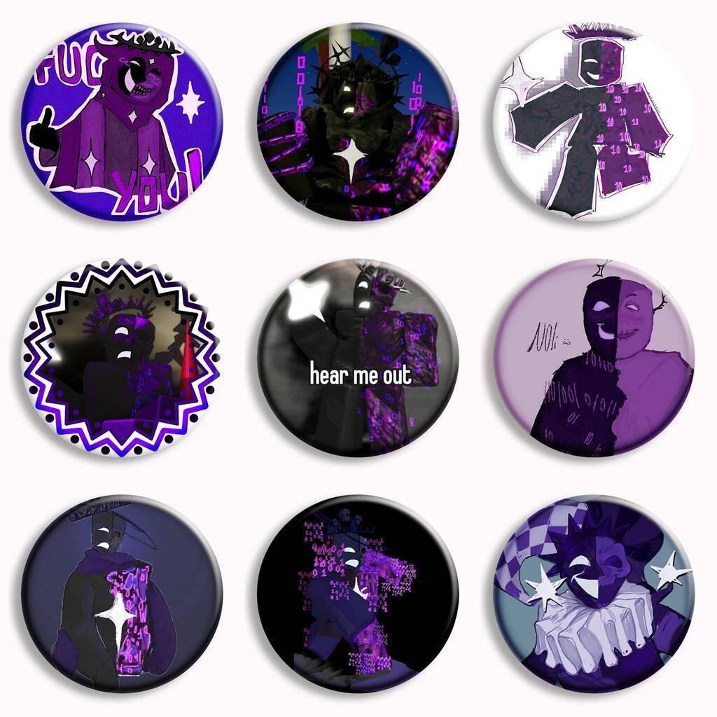 Noli อะนิเมะปุ่มนุ่ม Pin เกมตัวอักษร Noli Hear Me Out เข็มกลัดป้ายกระเป๋าอุปกรณ์ตกแต่ง Gamer รวบรวมแ