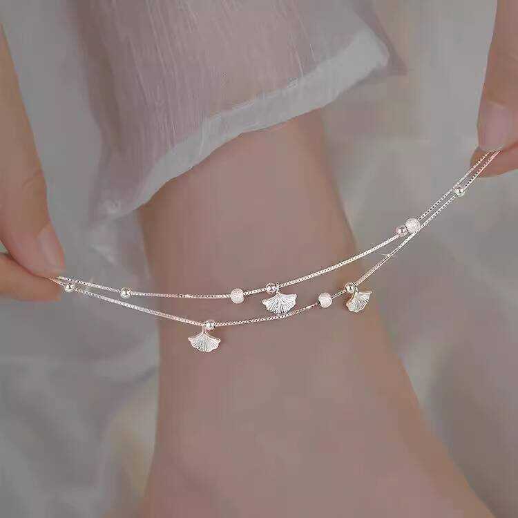 Sansheng Xingxing Anklet ผู้หญิง ประณีตและเหมาะสมทุกการแต่งตัว สร้อยข้อมือน่าสวมใส่ปี 2024