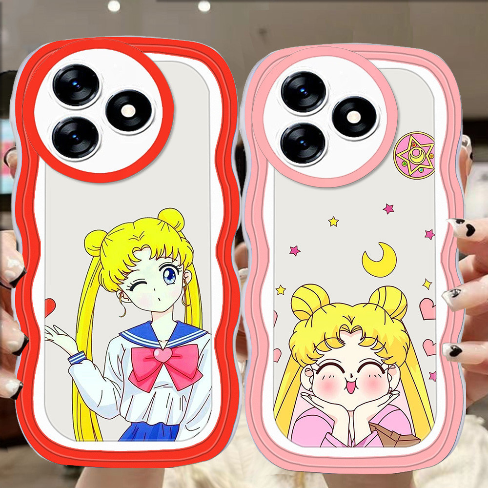 A-5 Sailor Moon TPU Casing สําหรับ Tecno Pova 6 5 Neo 2 7 Pro 5G เคสใส