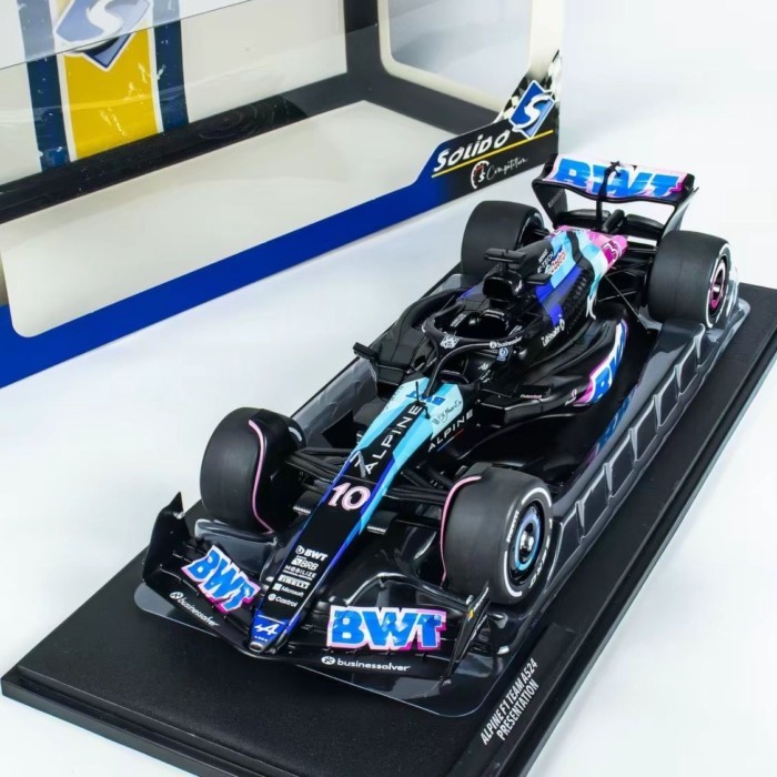 Solido 1/18 Alpha ALPINE A524 F1 สูตรวันรุ่น #10 พี. แก๊สลี่