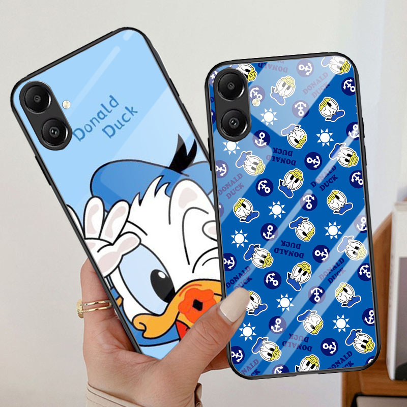 T-9 Donald Duck กระจกนิรภัยสําหรับ Samsung Core A04 M04 A03 F04 A05 A04e A06 5G กรณี