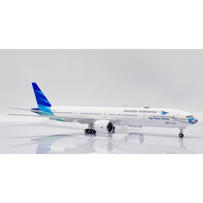 พร้อมสต็อก JC Wings 1: 200 ครุฑอินโดนีเซีย Airlines B777-300ER PK-GIJ รุ่นโลหะผสมออกจากรุ่นพิมพ์