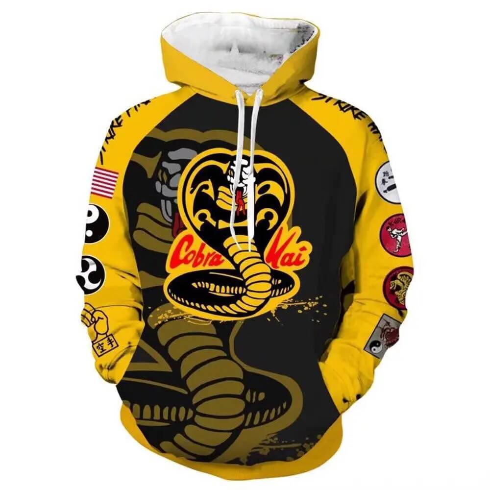 XIAMUSZ คาราเต้ Dojo คอสเพลย์ Hoodie 3D เสื้อกันหนาว 2026