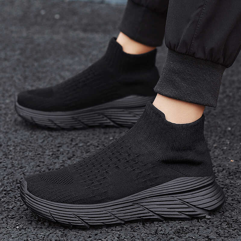 ing Sock Shoes Fashion Casual Sneakers Breathable Sport Shoes Lightweight Men Sneakers Casual Shoes