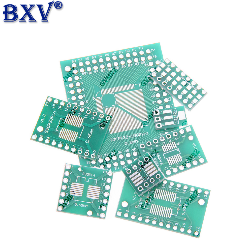บอร์ดอะแดปเตอร์ PCB IC SMD เป็น DIP Converter สําหรับ 08805 0603 0402 SOT23 SOT89 SOT223 SOP Series
