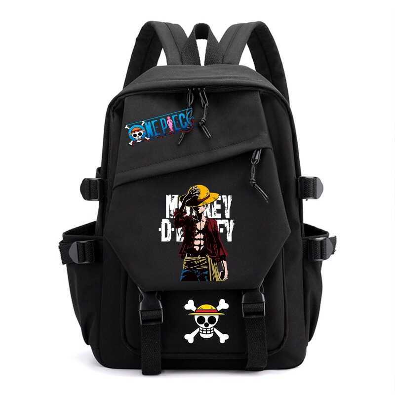 ey D Luffy Cartoon Cute Student Schoolbag 2D Backpack Computer Storage Travel  Animation Peripheral