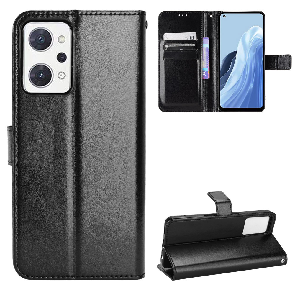 กระเป๋าสตางค์หนังสําหรับ OPPO Reno 9 8 Pro + 9A 8T 8Z Reno9 Pro Plus Reno 10X ZOOM Flip Card Slot เค