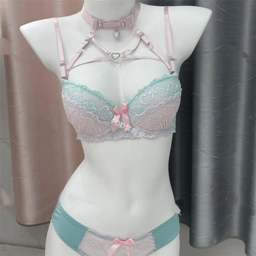 ชุดชั้นในเซ็กซี่ ออกแบบลายจี้ข้ามโบว์ กะทัดรัดด้วยเหล็ก สวยงามและสวมใส่ง่าย