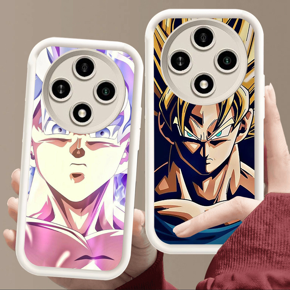 เคสสําหรับ Xiaomi Redmi POCO 14C X7 C61 A3 A3X X3 NFC C75 Pro 5G สีขาวนุ่ม E49 Dragon Ball Super