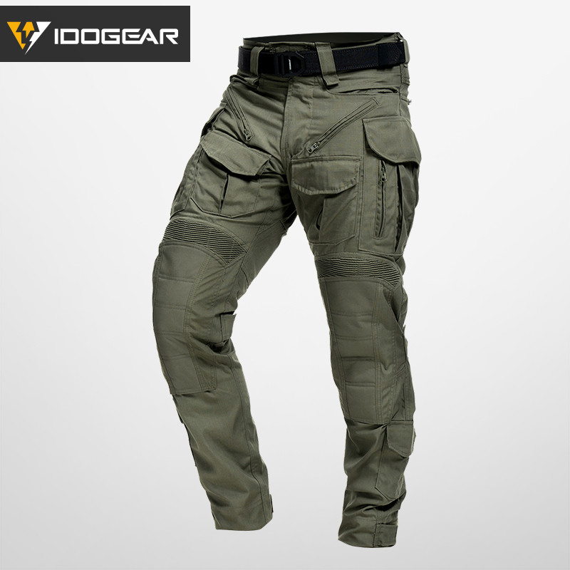 IDOGEAR Tactical G5 Combat Pants Breathable Water Repellent Multi-pocket Tear Resistance Heavy Duty Tactical Cargo 3215