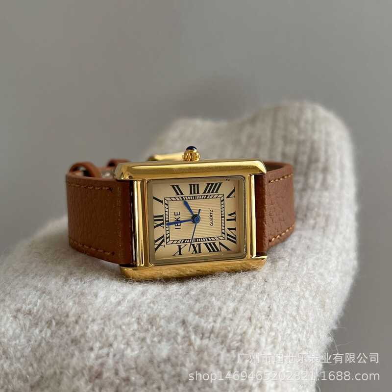 IEKE Classic Design Square Belt Watch Womens Minimalist High-End ins Commuter Quartz Watch