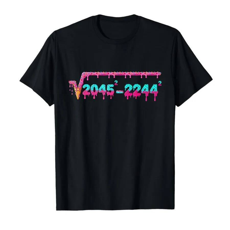 67 Ice Cream Drip Meme Square Root 4489 Slang Math Teacher T-shirt For Men Women 100% Cotton T Shirt