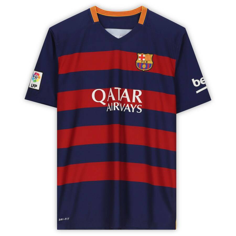 DXSS-F2922 XY เสื้อกีฬาแขนสั้น ลายทีมชาติฟุตบอล Estar 2015 2016 Barcelona Jersey ชุดเหย้า สไตล์เรโทร