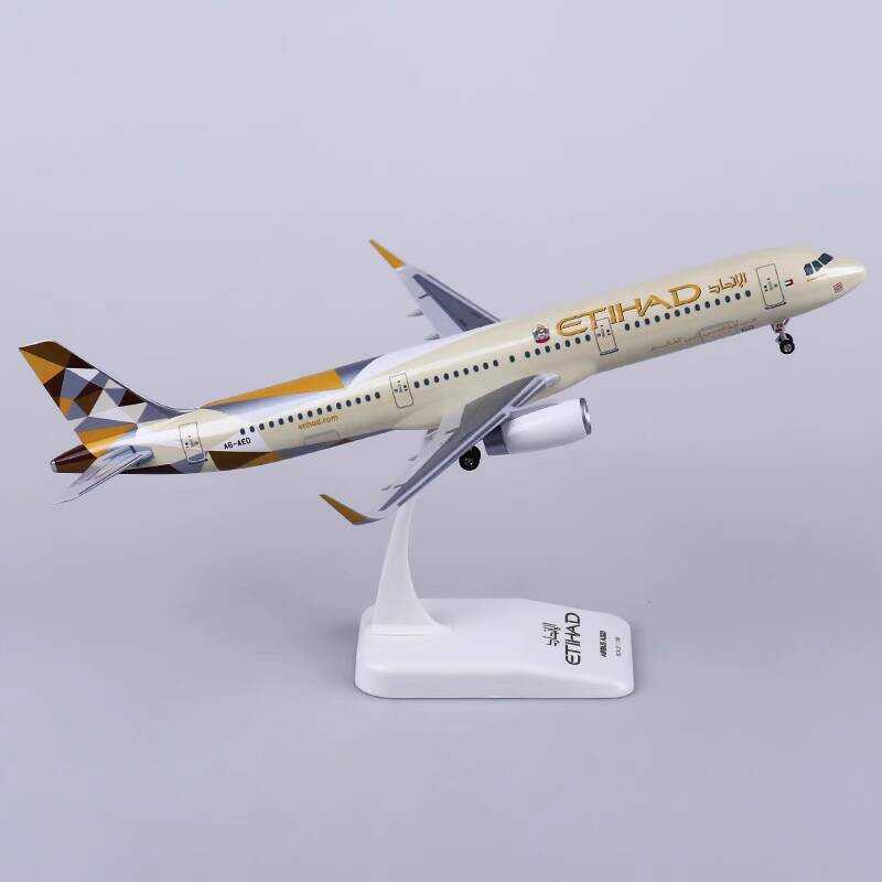 R Rsoon 1: 150 Model Passenger Aircraft 321 Attihad Airlines Assembly Simulation A6-AED