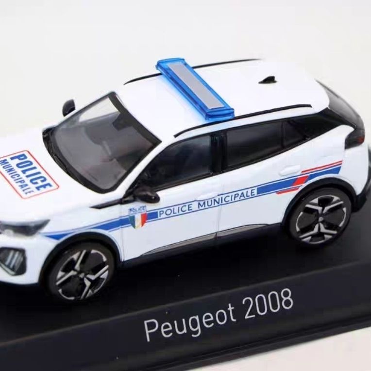 Norwell 1/43 Peugeot 2008 GT Peugeot 2008 รถตํารวจโมเดลรถโลหะผสมเครื่องประดับสร้างผลิตภัณฑ์คุณภาพสูง
